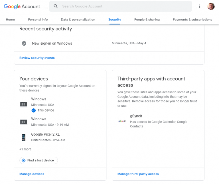 Give Yourself A Google Account Security Checkup - WyzGuys Cybersecurity